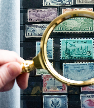 U.S. and international stamp collections